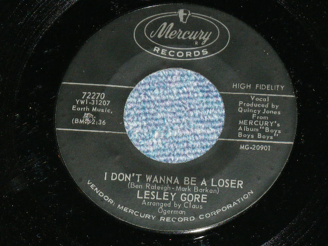 画像: LESLEY GORE  - IT'S GOTTA BE YOU  / 1964 US ORIGINAL  Used 7" inch Single  With PICTURE SLEEVE 