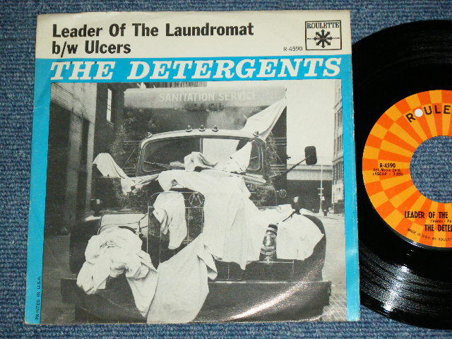 画像1: THE DETERGENTS - LEADER OF THE LAUNDROMAT (by BOYS GROUP!!!  Similar of The SHANGRI-LAS song 'LEADER OF THE PACK' ) / 1964 US AMERICA ORIGINALIE Used 7" inch Single  With PICTURE SLEEVE 