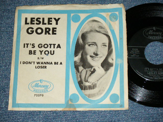 画像1: LESLEY GORE  - IT'S GOTTA BE YOU  / 1964 US ORIGINAL  Used 7" inch Single  With PICTURE SLEEVE 