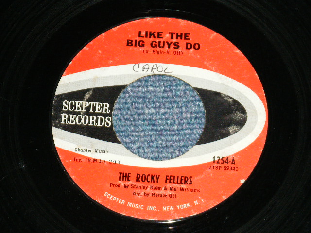 画像1: THE ROCKY FELLERS - LIKE THE BIG GUYS DO ( VG+++/VG+++ ) / 1963 US ORIGINAL Used 7" Single 