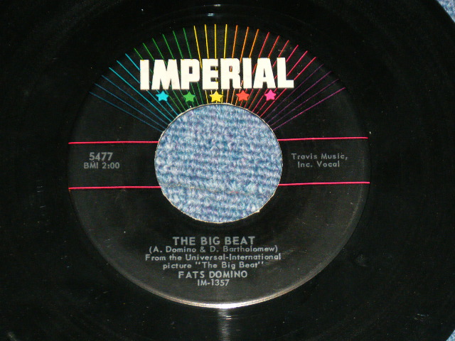 画像1: FATS DOMINO - THE BIG BEAT / 1957  US ORIGINAL Used 7" Single 