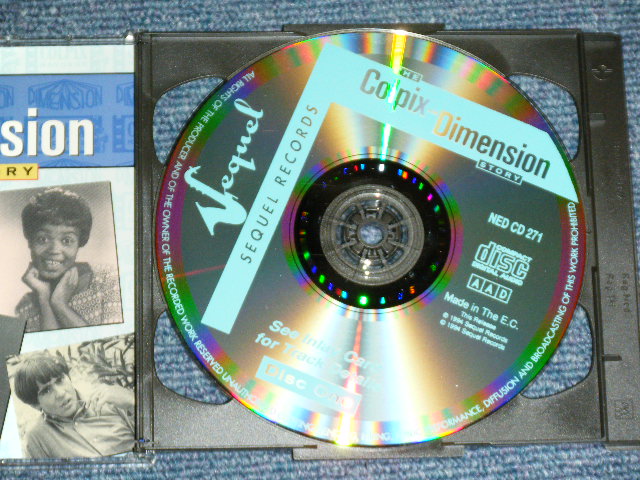 画像: V.A. Omnibus ( MARCELS,JAMES DARREN,PAUL PETERSON,SHELLEY FABARES,CAROLE KING,LITTLE EVA,COOKIES,EARL-JEAN,DUANE EDDY,The CINDERELLAS,+ more - The COLPIX-DIMENSION STORY / 1994 UK ENGLAND Used 2-CD 