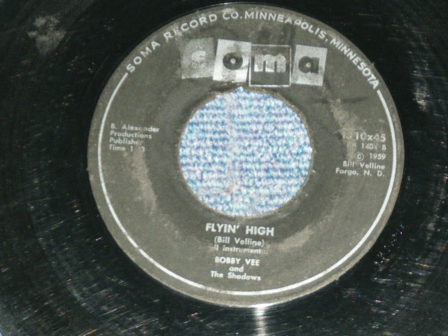 画像: BOBBY VEE & THE SHADOWS - SUZIE BABY ( Ex-/Ex) / 1959 US AMERICA ORIGINAL Used 7" Single