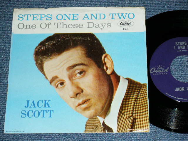 画像1: JACK SCOTT - STEPS ONE & TWO ( Ex-/Ex+ )  / 1961 US AMERICA ORIGINAL Used 7"Single With PICTURE SLEEVE 