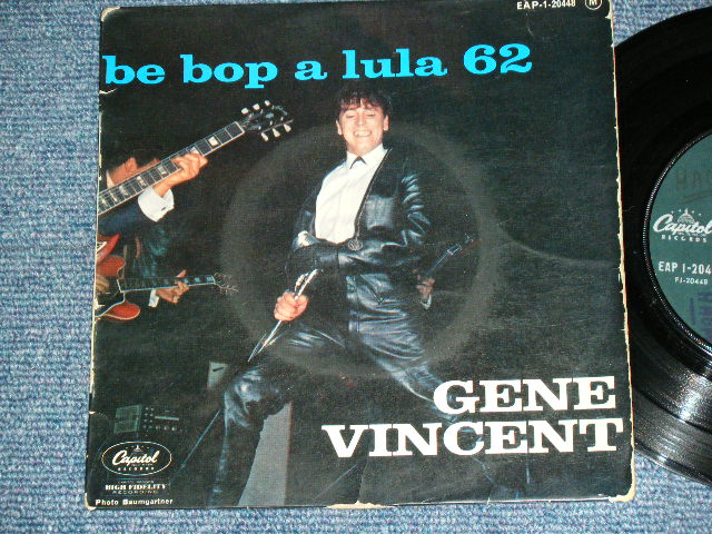 画像1: GENE VINCENT - BE BOP A LULA 62  / 1952 FRANCE ORIGINAL 7"EP With PICTURE SLEEVE  