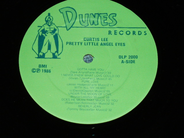画像: CURTIS LEE - PRETTY LITTLE ANGEL EYES / 1986 EUROPE REPRO or REISSUE Used LP