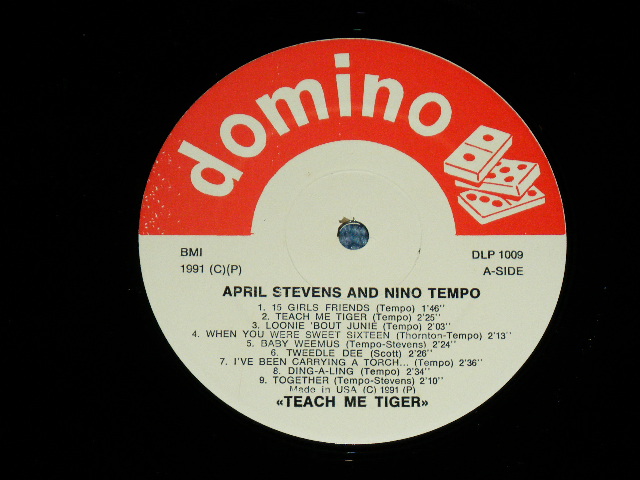 画像: APRIL STEVENS & NINO TEMPO - TEACH ME TIGER  / 1991 US AMERICA  REISSUE Used LP