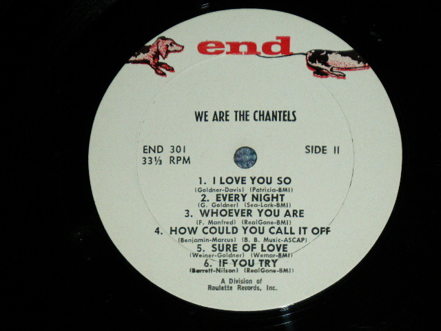 画像: THE CHANTELS -  WE ARE THE CHANTELS .( Ex+/Ex+++ )  / 1965 Release Version US AMERICA ORIGINAL "GRAY Label" MONO Used LP 