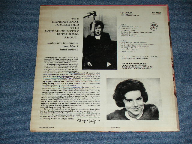 画像: LITTLE PEGGY MARCH - I WILL FOLLOW HIM (  VG+++/Ecx+ ) / 1963 CANADA ORIGINAL MONO Used LP