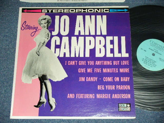 画像1: JO ANN CAMPBELL - STARRING ( Ex++ / Ex+ ) / 196? US AMERICA ORIGINAL STEREO  Used LP  