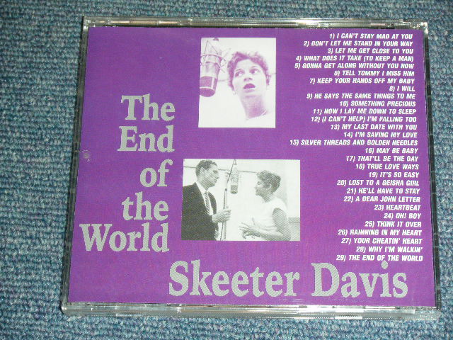 画像: SKEETER DAVIS - THE END OF THE WORLD : THE ULTIMATE COLLECTION : HITS & RARITIES  / 1998 EUROPE Brand New  CD
