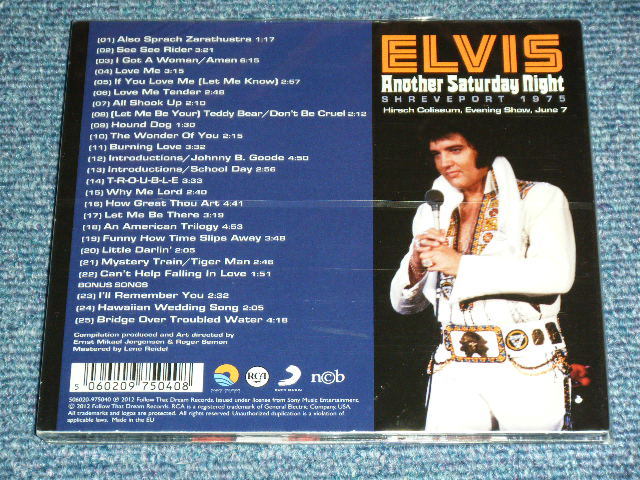 画像: ELVIS PRESLEY - ANOTHER SATURDAY NIGHT : SHREVEPORT 1975 / 2012 EUROPE ORIGINAL Brand New SEALED 2 CD's SET 