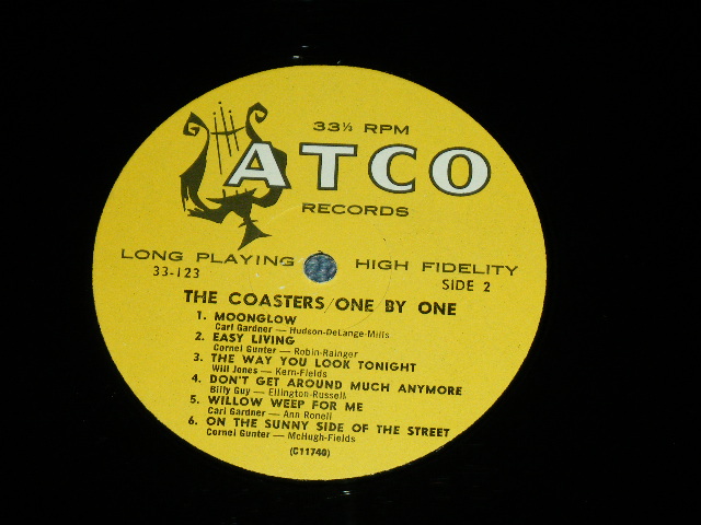 画像: THE COASTERS - ONE ON ONE  ( Ex++/Ex+++ ) / 1960 US AMERICA  ORIGINAL "YELLOW LABEL with HARP" MONO Used LP  