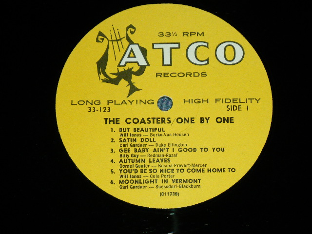 画像: THE COASTERS - ONE ON ONE  ( Ex++/Ex+++ ) / 1960 US AMERICA  ORIGINAL "YELLOW LABEL with HARP" MONO Used LP  