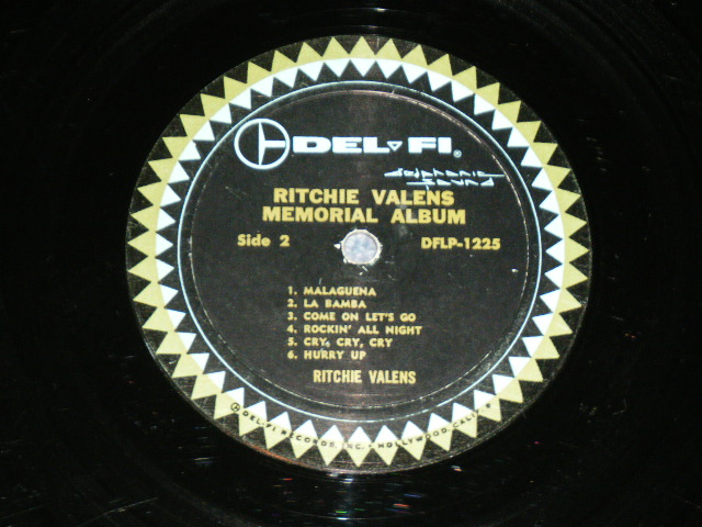 画像: RITCHIE VALENS - HIS GREATEST HITS ( WHITE COLOR COVER : Ex-/VG+++  ) / 1963 US ORIGINAL mono LP