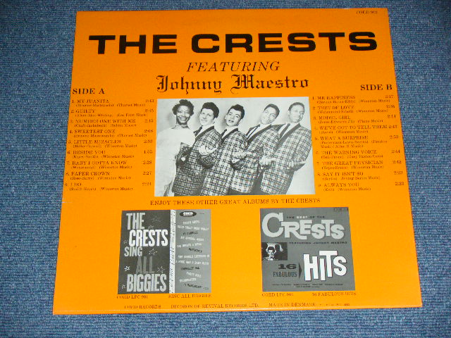 画像: THE CRESTS - RARE ITEMS　 / 1990 DENMARK  Used LP  