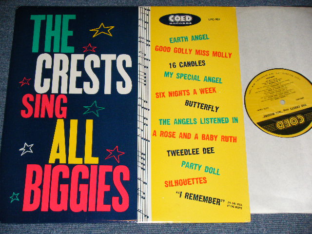 画像1: THE CRESTS - SING ALL BIGGIES　 / 1980's Reissue MONO Used LP  