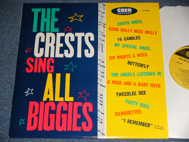 画像1: THE CRESTS - SING ALL BIGGIES　 / 1980's Reissue MONO Brand New LP  