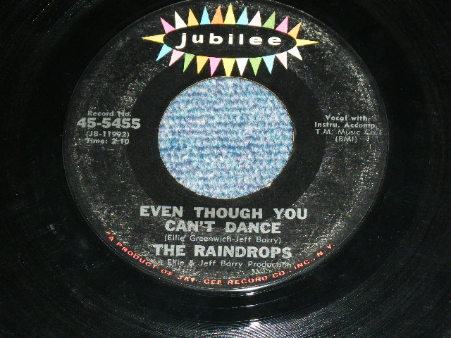 画像: THE RAINDROPS - THE KIND OF BOY YOU CAN'T FOR GET ( Ex+/VG+++ )  / 1963 US ORIGINAL 7" SINGLE  