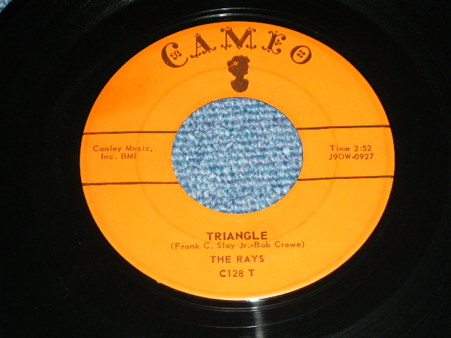 画像: The RAYS -  RENDEZVOUS : TRIANGLE  ( Ex++/Ex++ : LOOKS: Ex++  )   / 1957 US AMERICA ORIGINAL   Used 7"45rpm Single 