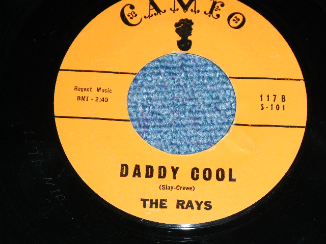 画像: The RAYS - SILHOUETTE: DADDY COOL  ( Ex++/Ex++ : LOOKS: MINT- )   / 1957 US AMERICA ORIGINAL   Used 7"45rpm Single 