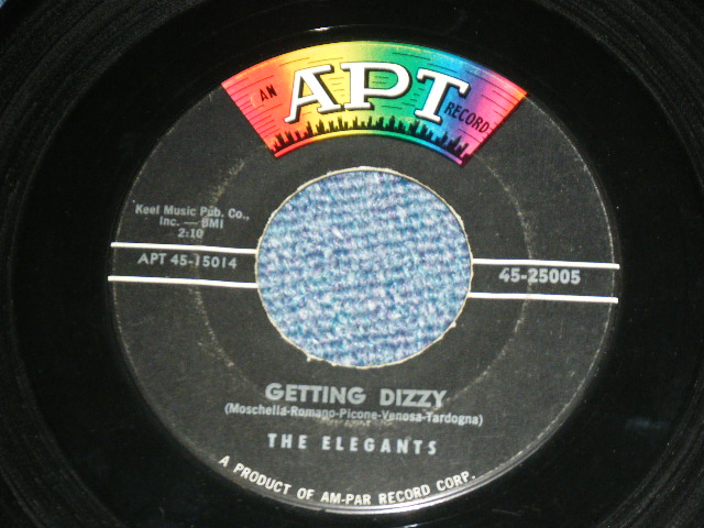 画像: The ELEGANTS - LITTLE STAR : GETTING DIZZY ( Ex++/Ex++ )   / 1958 US AMERICA ORIGINAL Used 7" Single  