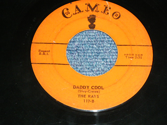 画像: The RAYS - SILHOUETTES: DADDY COOL  ( Ex/Ex : LOOKS: VG++++  )   / 1957 US AMERICA ORIGINAL   Used 7"45rpm Single 