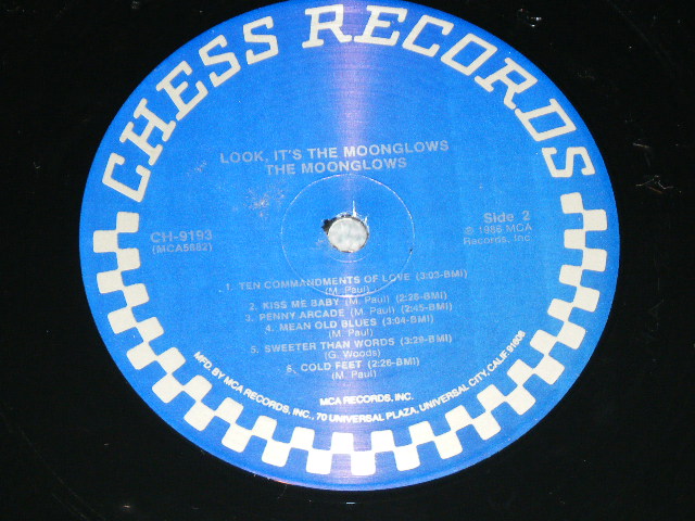 画像: THE MOONGLOOWS - LOOK!-IT'S THE MOONGLOWS / 1987 US AMERICA REISSUE  Used LP