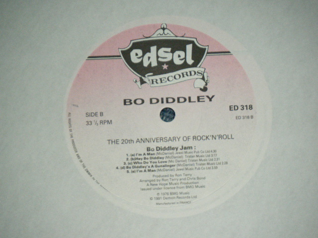 画像: BO DIDDLEY -  THE 20TH ANNIVERSARY OF ROCK 'N' ROLL  / 1991 UK ENGLAND  Brand New LP  found Dead Stock 