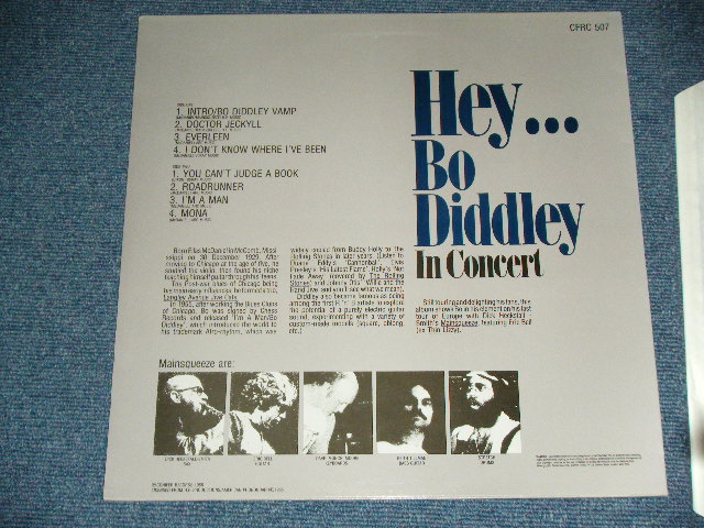 画像: BO DIDDLEY - HEY...BO DIDDLEY IN CONCERT  / 1986 UK ENGLAND ORIGINAL Brand New LP  found Dead Stock 