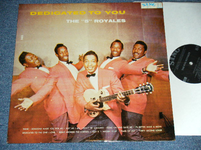 画像1: THE 5 ROYALES FIVE  - DEDIOCATED TO YOU / 1988 DENMARK REISSUE Used LP