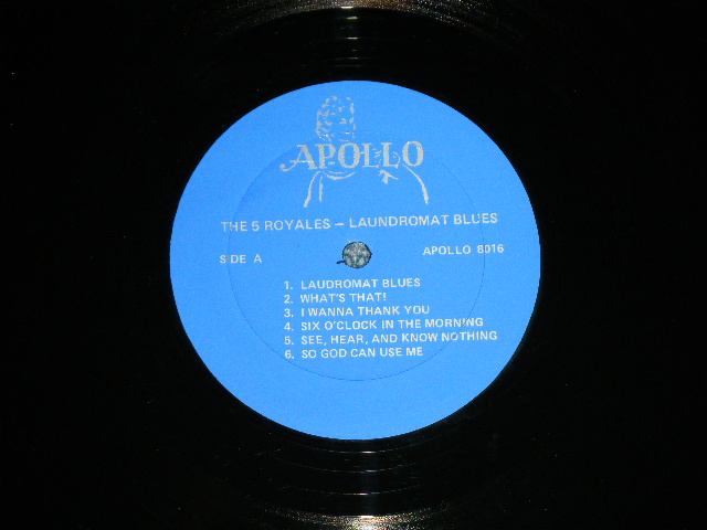 画像: THE 5 ROYALES FIVE  - Sing LAUNDROMAT BLUES  / 1980's US AMERICA REISSUE Used LP