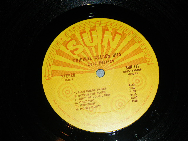 画像: CARL PERKINS - ORIGINAL GOLDEN HITS ( Ex++/Ex+++ )  / 1969 US AMERICA  ORIGINAL Used LP