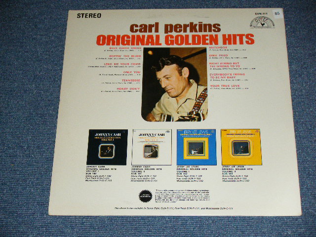 画像: CARL PERKINS - ORIGINAL GOLDEN HITS ( Ex++/Ex+++ )  / 1969 US AMERICA  ORIGINAL Used LP