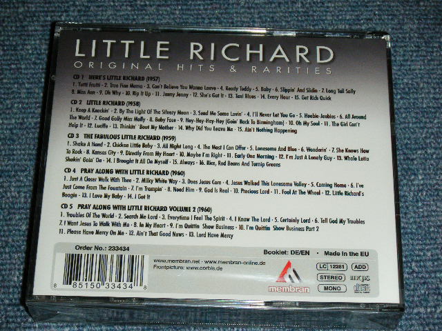 画像: LITTLE RICHARD -  ORIGINAL HITS & RARITIES /  2004 EUROPE Brand New SEALED 5-CD's SET