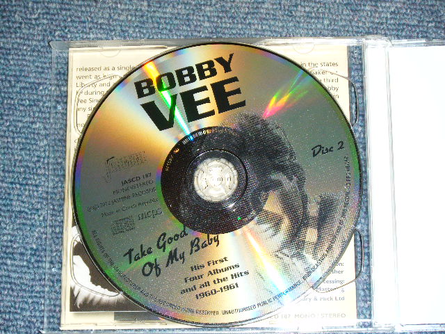 画像: BOBBY VEE - TAKE GOOD CARE OF MY BABY ( The FIRST FOUR ALBUM AND ALL THE HITS 1960-1961 : 4 x ORIGINAL ALBUM on 2 CD's ) / 2012 CZECH REPUBLIC ORIGINAL Brand New 2-CD 