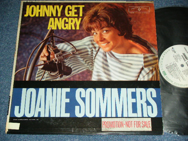 画像1: JOANIE SOMMERS - JOHNNY GET ANGRY ( Ex/Ex++,Ex++ )  / 1963 US AMERICA ORIGINAL White Label PROMO MONO Used LP  