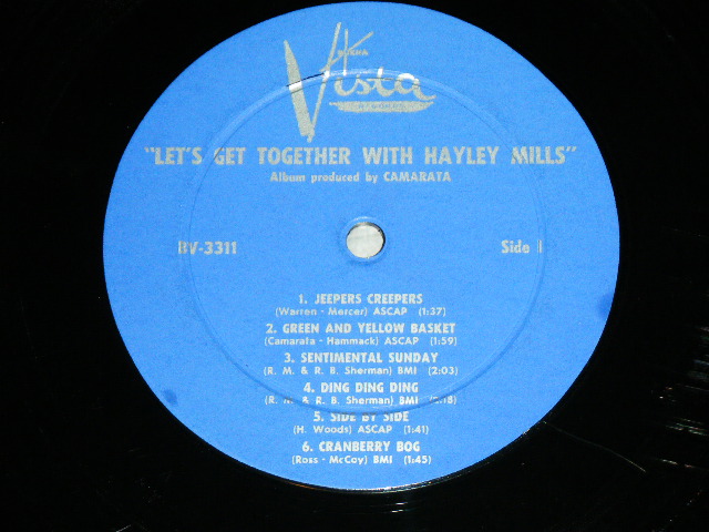 画像: HAYLEY MILLS - LET'S GET TOGETHER with HAYLEY MILLS (Ex+ / Ex++) / 1962 US AMERICA ORIGINAL MONO Used LP  