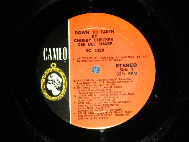 画像: CHUBBY CHECKER & DEE DEE SHARP - DOWN & EARTH / 1962 US AMERICA ORIGINAL STEREO Used LP 