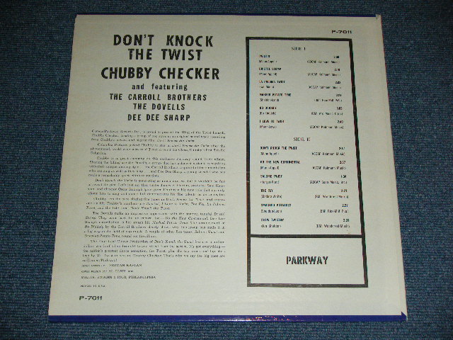画像: ost (CHUBBY CHECKER+The DOVELLS+The CARROLL BROTHERS +DEE DEE SHARP)  - DON'T KNOCK THE TWIST  ( Ex+++/Ex+++ )   / 1963 US AMERICA ORIGINAL MONO Used LP 
