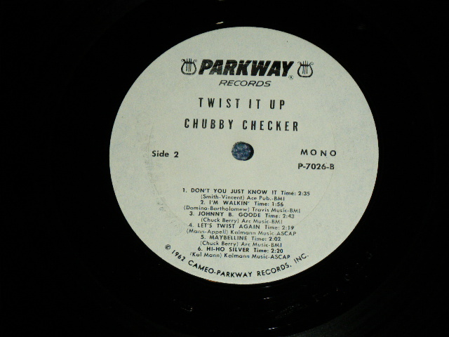 画像: CHUBBY CHECKER - IN PERSON ( Ex++/Ex+++ )   / 1963 US AMERICA ORIGINAL "White Label PROMO" MONO Used LP 