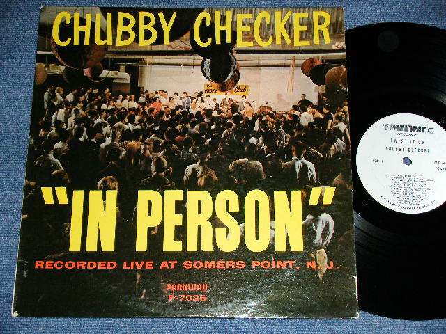 画像1: CHUBBY CHECKER - IN PERSON ( Ex++/Ex+++ )   / 1963 US AMERICA ORIGINAL "White Label PROMO" MONO Used LP 