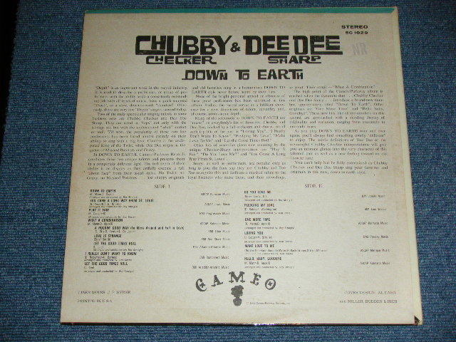 画像: CHUBBY CHECKER & DEE DEE SHARP - DOWN & EARTH ( Ex+/Ex+ ) / 1962 US AMERICA ORIGINAL STEREO Used LP 