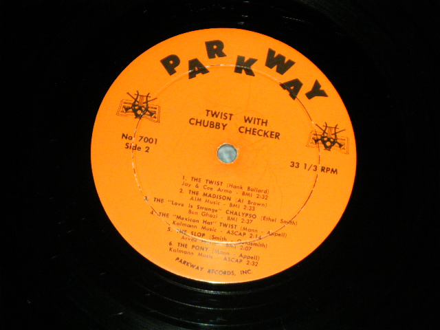 画像: CHUBBY CHECKER - TWIST WITH CHUBBY CHECKER ( MINT-/Ex++ )   / 196 US AMERICA 1st Press "ORANGE" Label MONO Used LP 