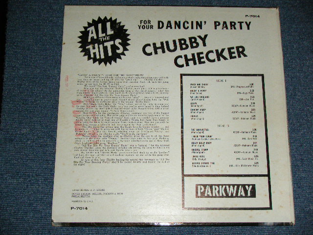 画像: CHUBBY CHECKER - ALL THE HITS ( Ex++,Ex-/Ex++ Looks: Ex+ )   / 1963 US AMERICA ORIGINAL "DJ" STAMP PROMO MONO Used LP 