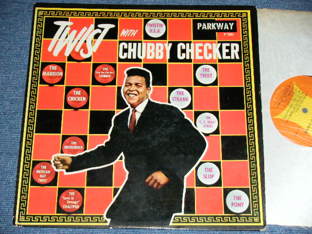 画像1: CHUBBY CHECKER - TWIST WITH CHUBBY CHECKER ( Ex+,VG+/Ex+ )   / 196 US AMERICA 2nd Press "ORANGE & YELLOW" Label MONO Used LP 