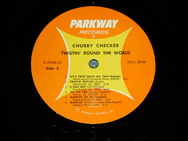 画像: CHUBBY CHECKER - TWISTIN' ROUND THE WORLD ( Ex+++/MINT- )   / 1962 US AMERICA ORIGINAL MONO Used LP 