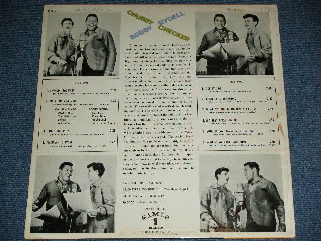 画像: BOBBY RYDELL & CHUBBY CHECKER - BOBBY RYDELL  CHUBBY CHECKER ( Ex+/Ex+ ) / 1961 US AMERICA ORIGINAL MONOUsed LP 