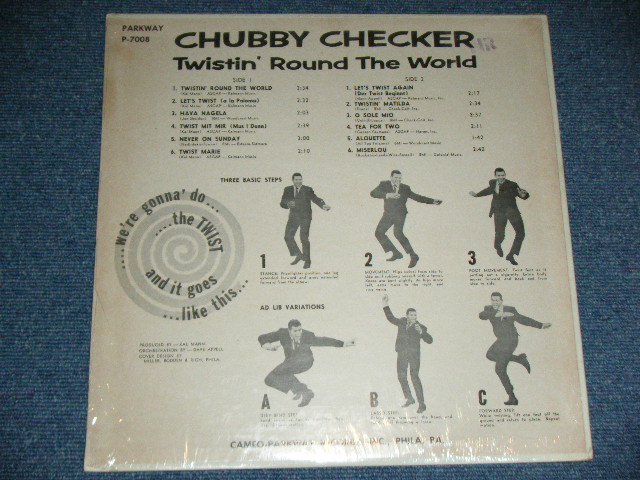 画像: CHUBBY CHECKER - TWISTIN' ROUND THE WORLD ( MINT-/MINT- )   / 1962 US AMERICA ORIGINAL MONO Used LP 