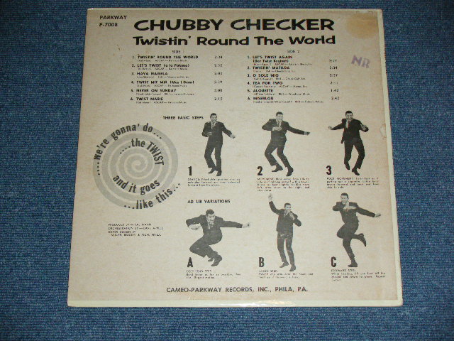 画像: CHUBBY CHECKER - TWISTIN' ROUND THE WORLD ( Ex++/Ex+++ Looks: MINT- )   / 1962 US AMERICA ORIGINAL MONO Used LP 